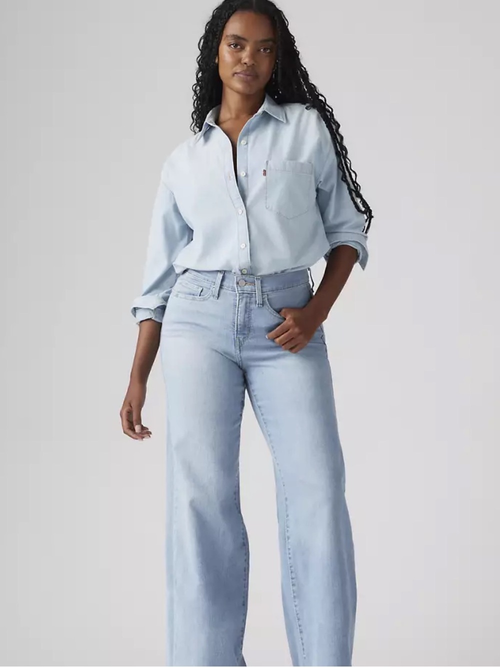 Levi's 318 Shaping Wide Leg Jeans
